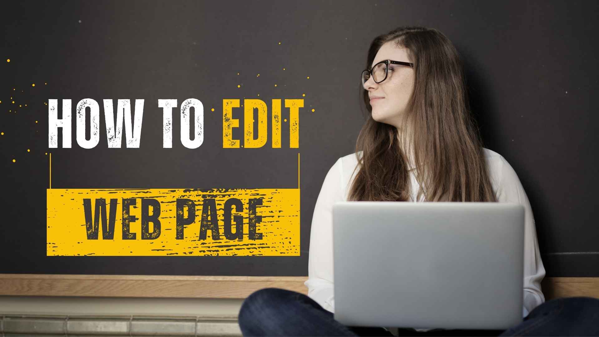 how to edit webpage
